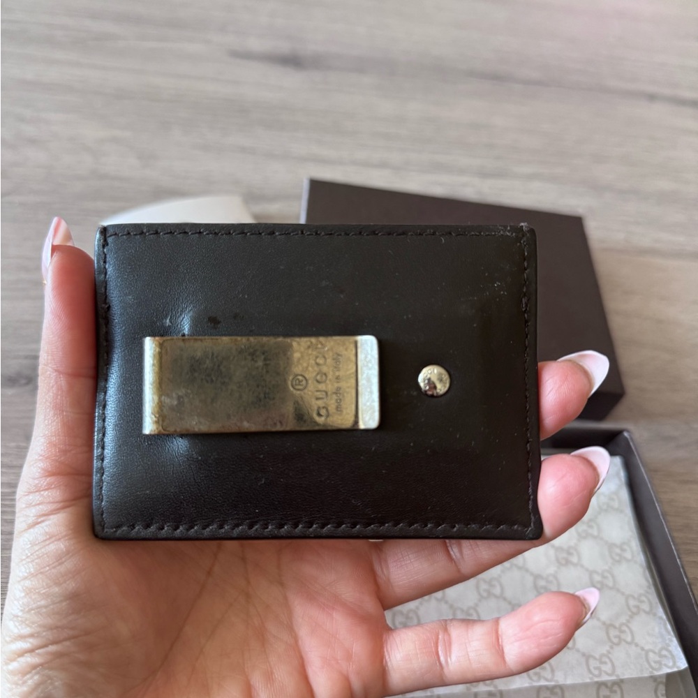 Gucci Black and Gray Key Card Holder - Picture 3 of 6